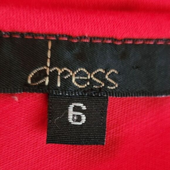 Southwestern Novelty Cactus Embroidered Stretch A-line Tea Length Skirt Red Sz 6 - Picture 6 of 9